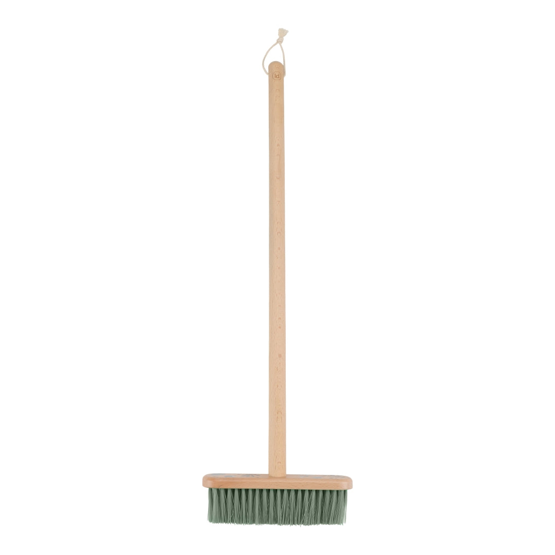 Personalized children's broom, green | Gift by Schmatzepuffer®