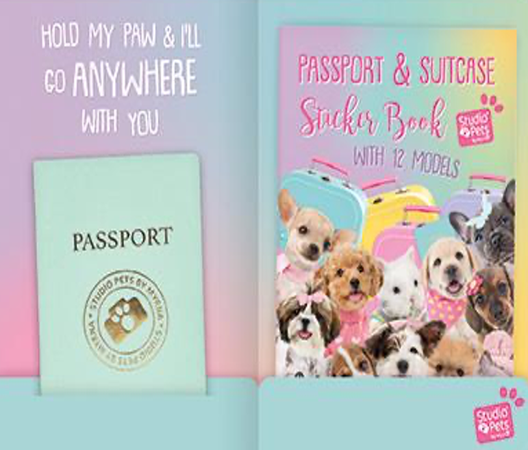 STUDIO PETS – PASS & STICKERBUCH FÜR 16 & 23 CM KUSCHELTIERE