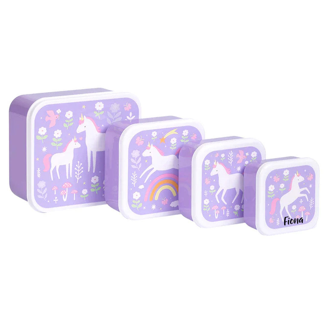 Brotdosen Set - Einhorn-Traum | A Little Lovely Company