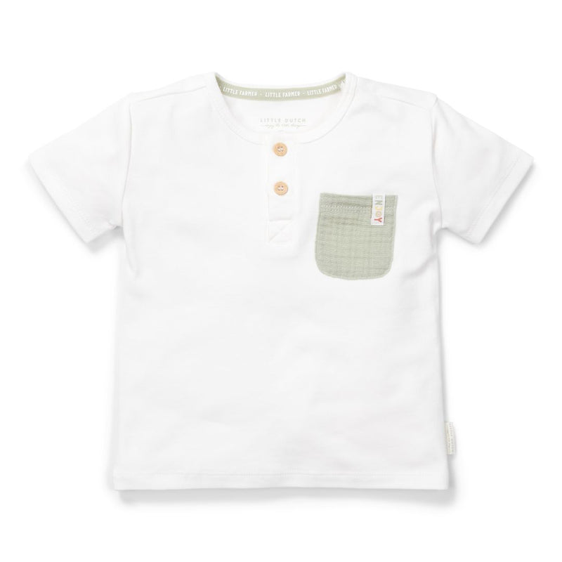 T-Shirt kurzarm weiß Farm Life | Little Dutch