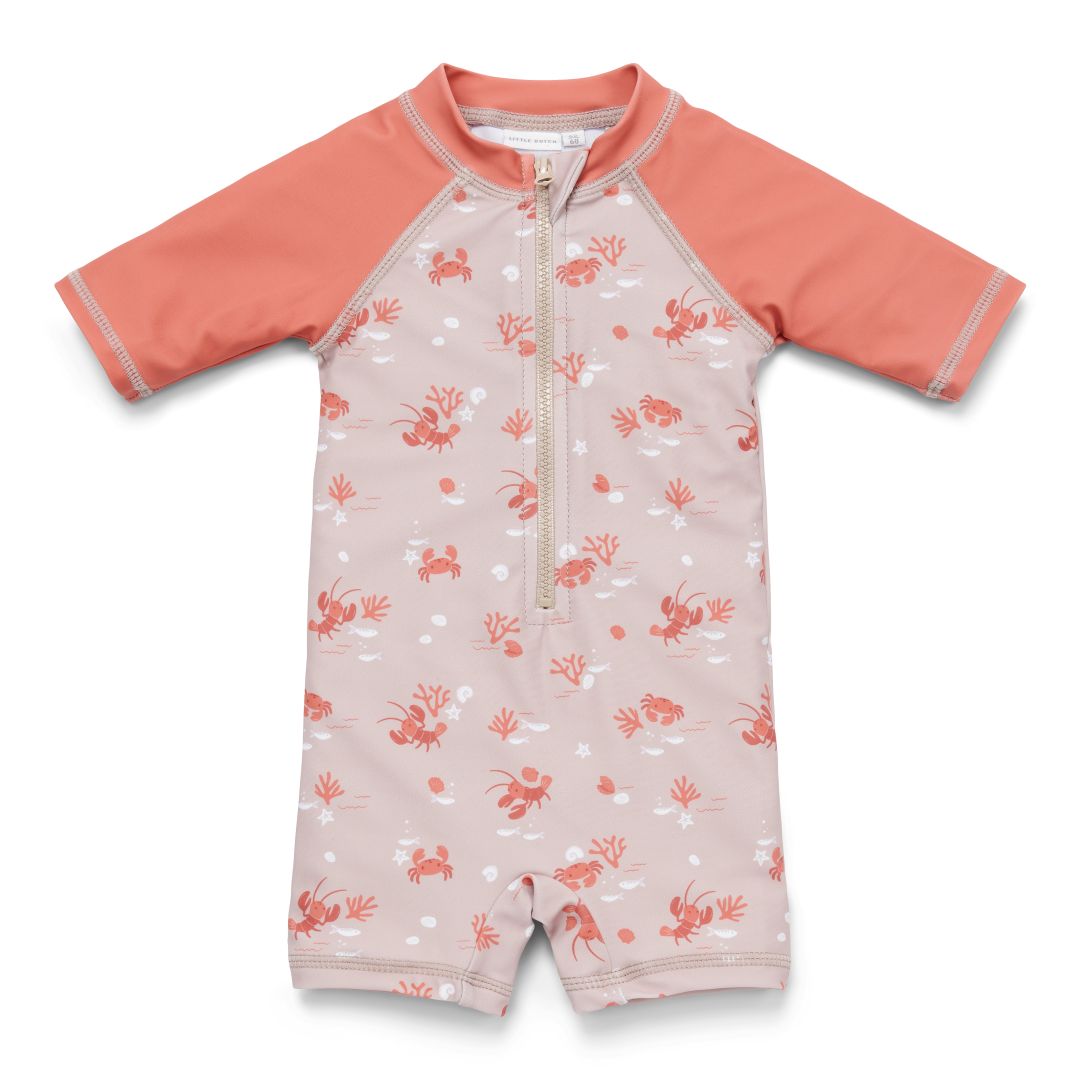 Badeanzug kurzarm Lobster Bay | Little Dutch