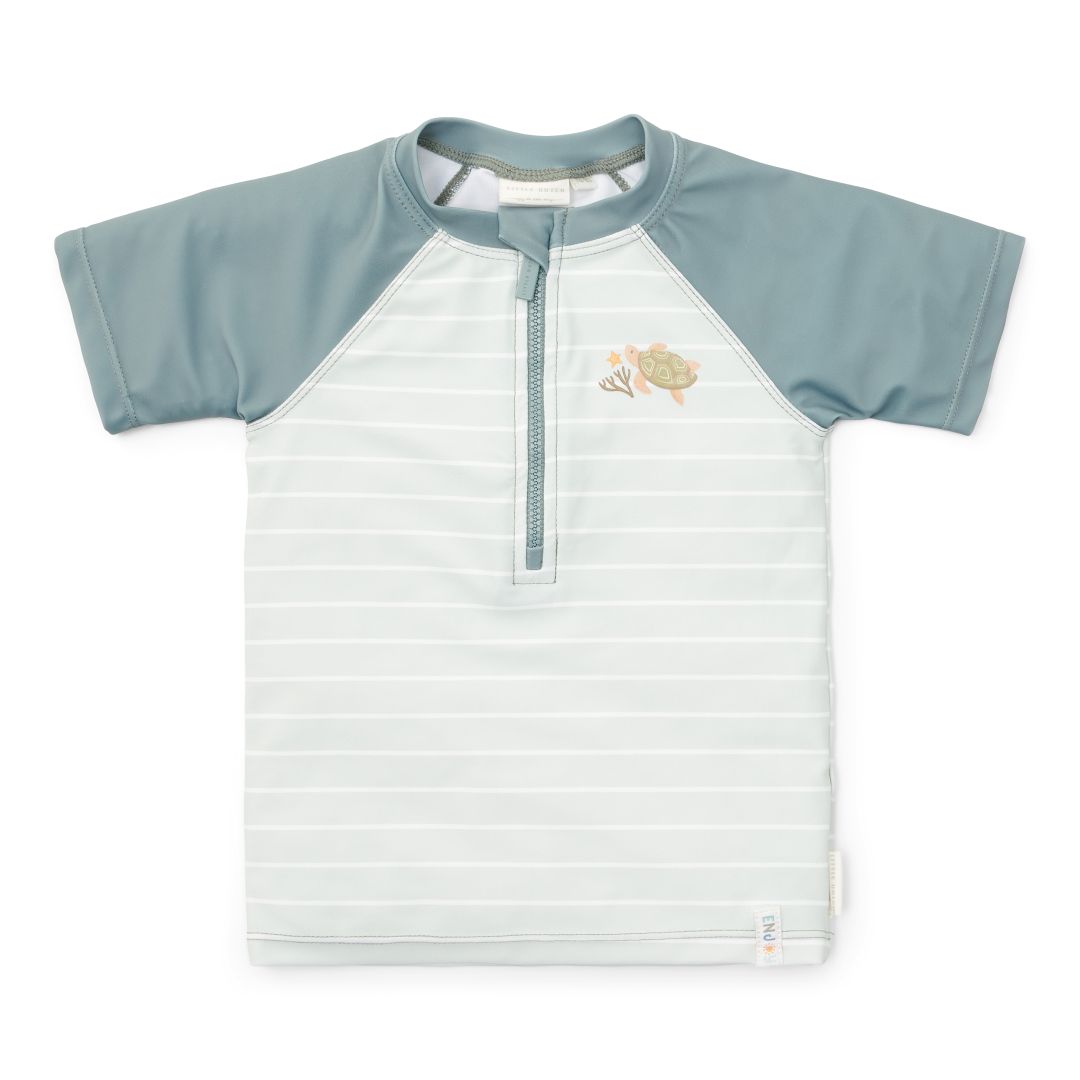 Zwemshirt met korte mouwen Fresh Greens | Little Dutch