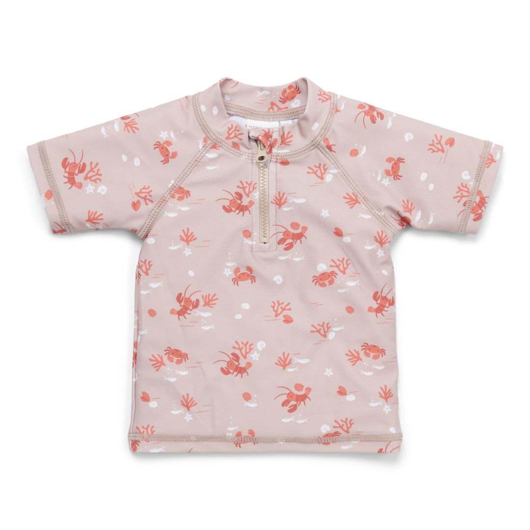 Bade-T-Shirt kurzarm Lobster Bay | Little Dutch