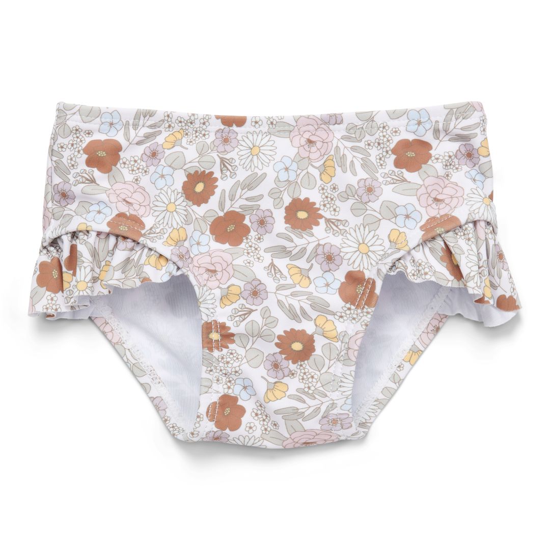 Badehose Rüschen Vintage Little Flowers | Little Dutch