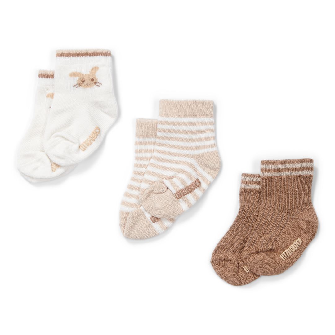 4-pack babysokjes Baby Bunny | Little Dutch
