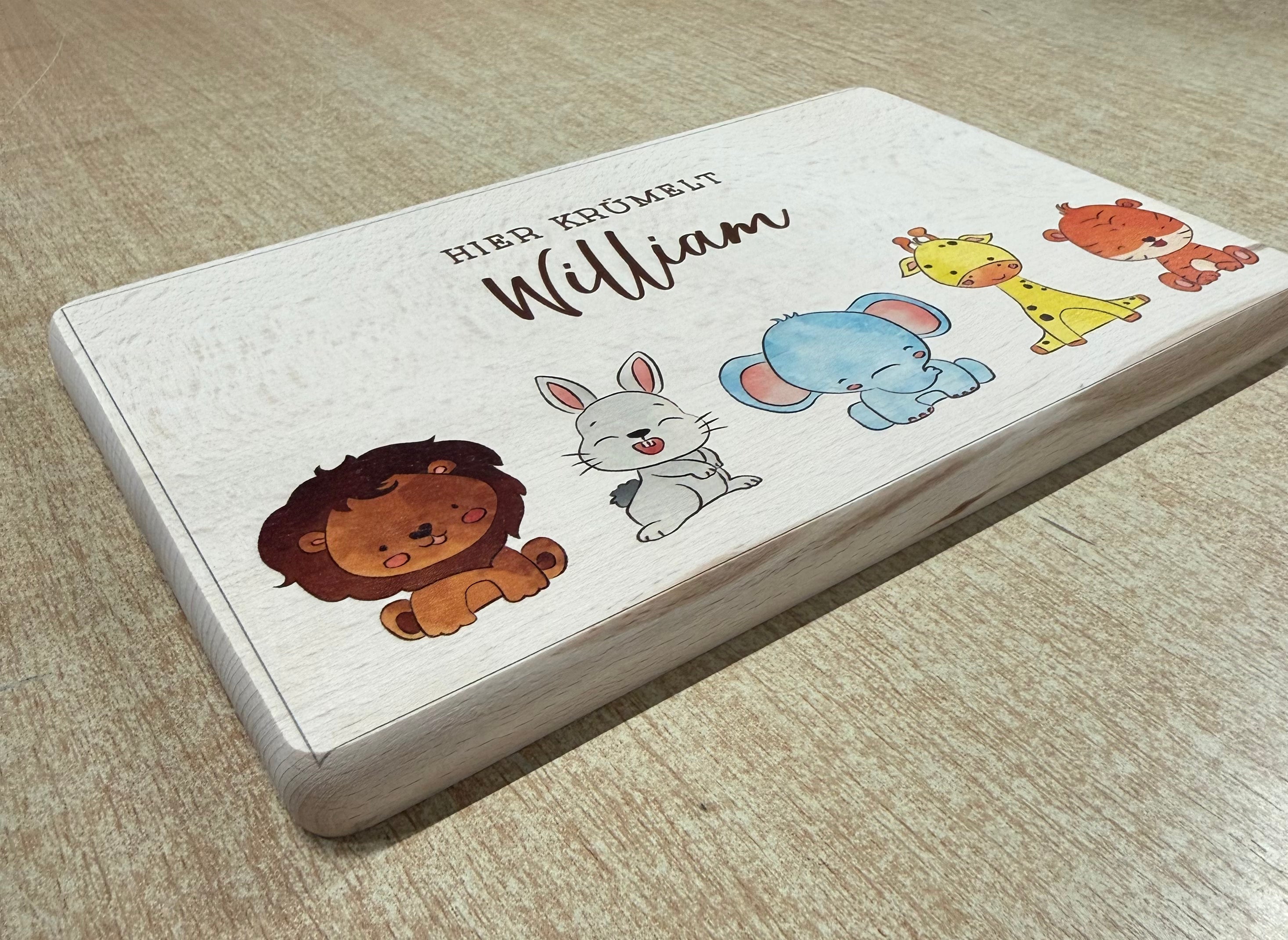 Frühstücksbrettchen| B-Ware mit Name "William" personalisert