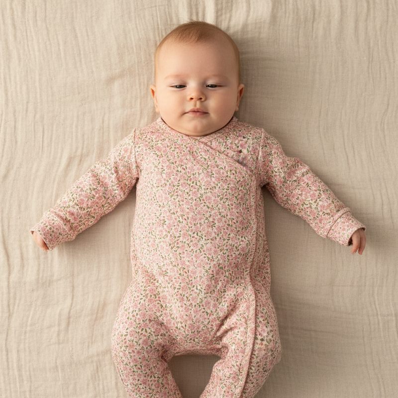 Pyjama une pièce à fleurs féeriques - Vêtements de nuit | Little Dutch