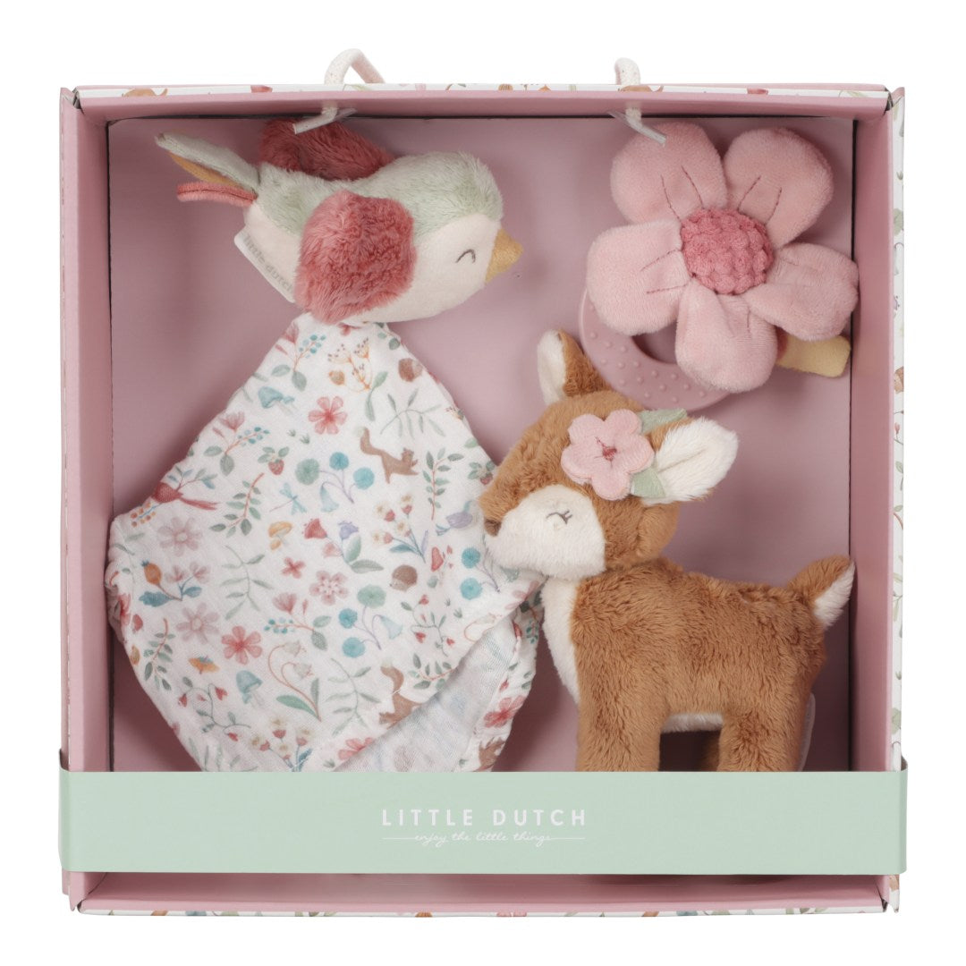 Geschenkset mit Kuscheltieren Reh Fairy Garden