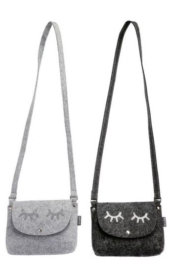 Handtasche Filz "Wimpernschlag" dunkelgrau | Gilde