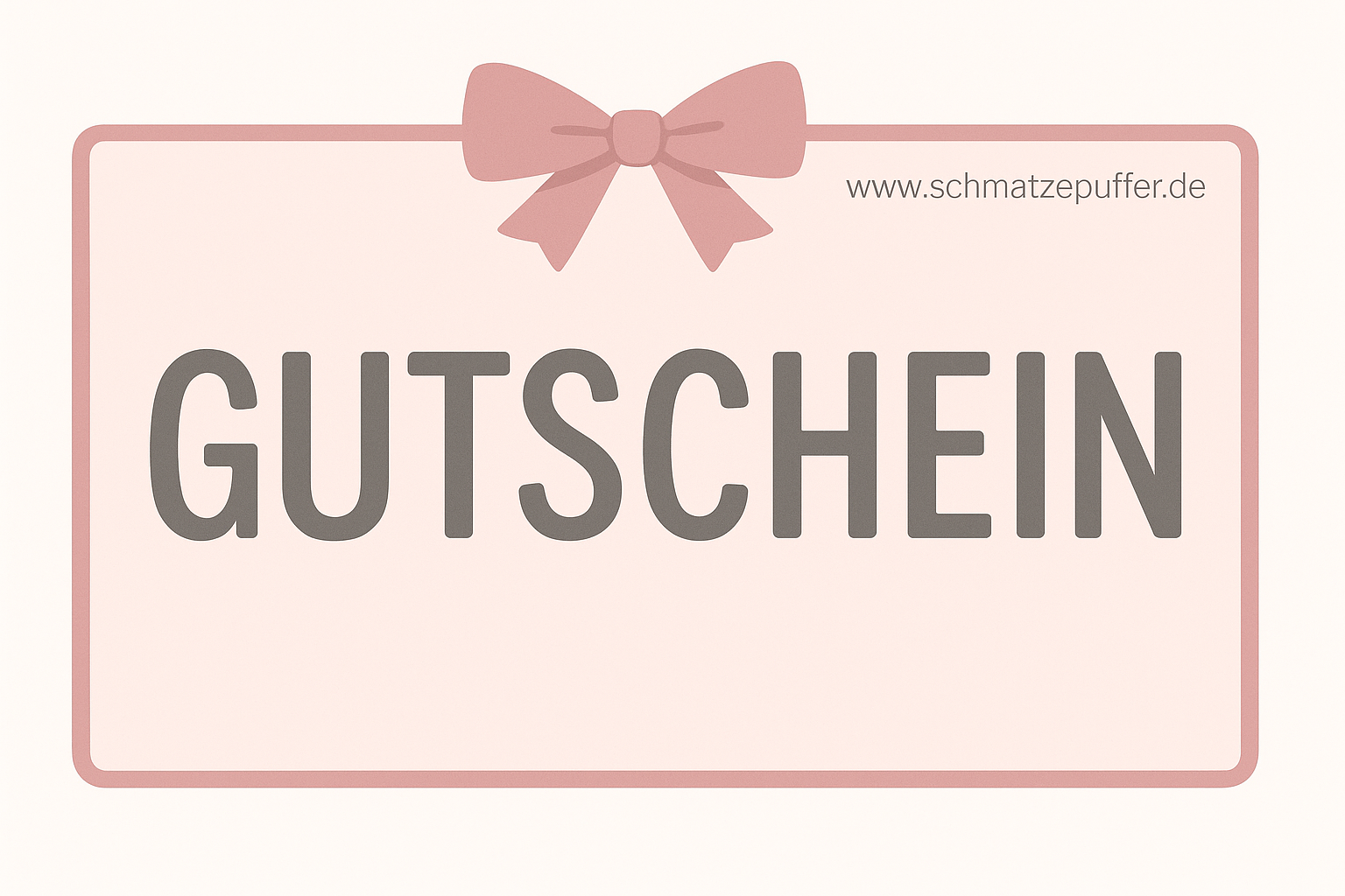 Schmatze buffer gift voucher