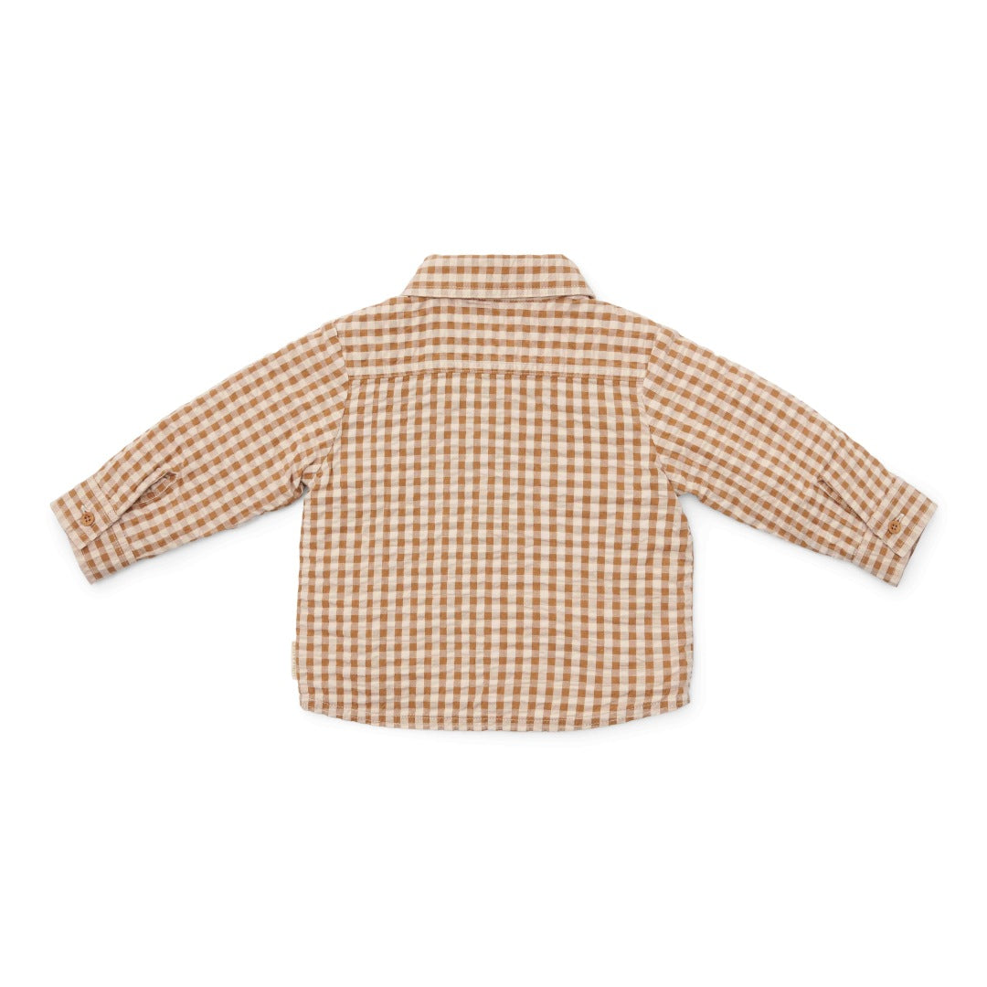 Bluse Brown check Jungen | Little Dutch