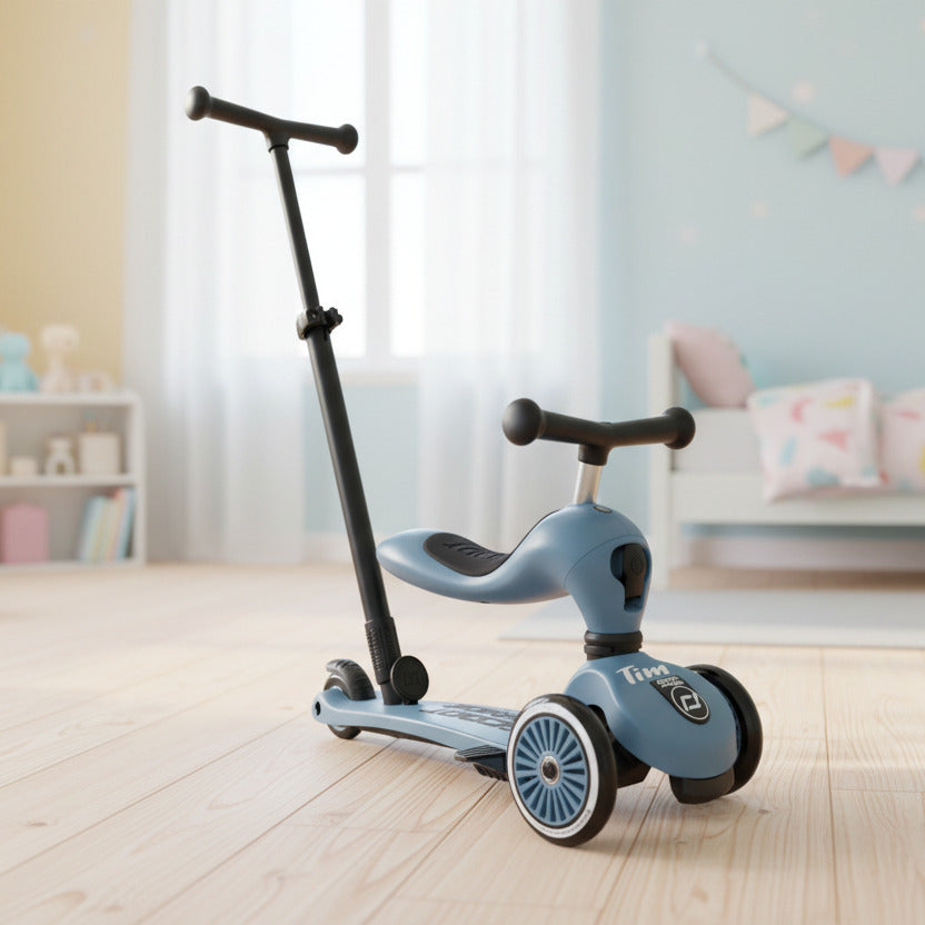 Highwaykick 1 Push &amp; Go steel | Scoot and ride