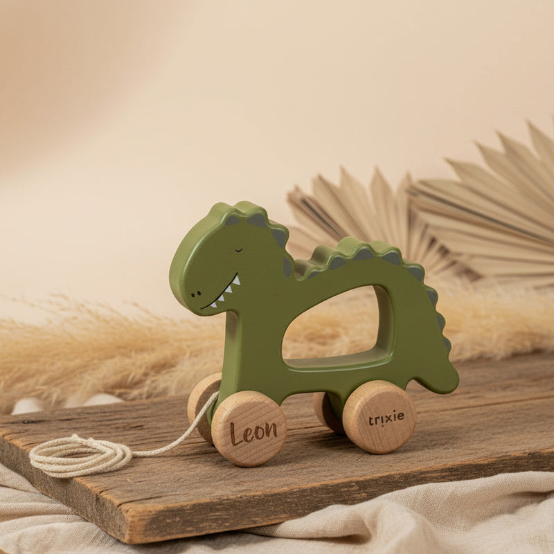 Holz Nachziehtier - Herr Dino | Trixie
