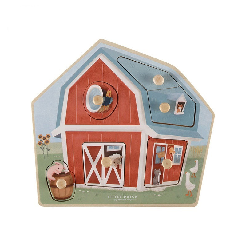 Houten puzzel Kleine Boerderij | Little Dutch