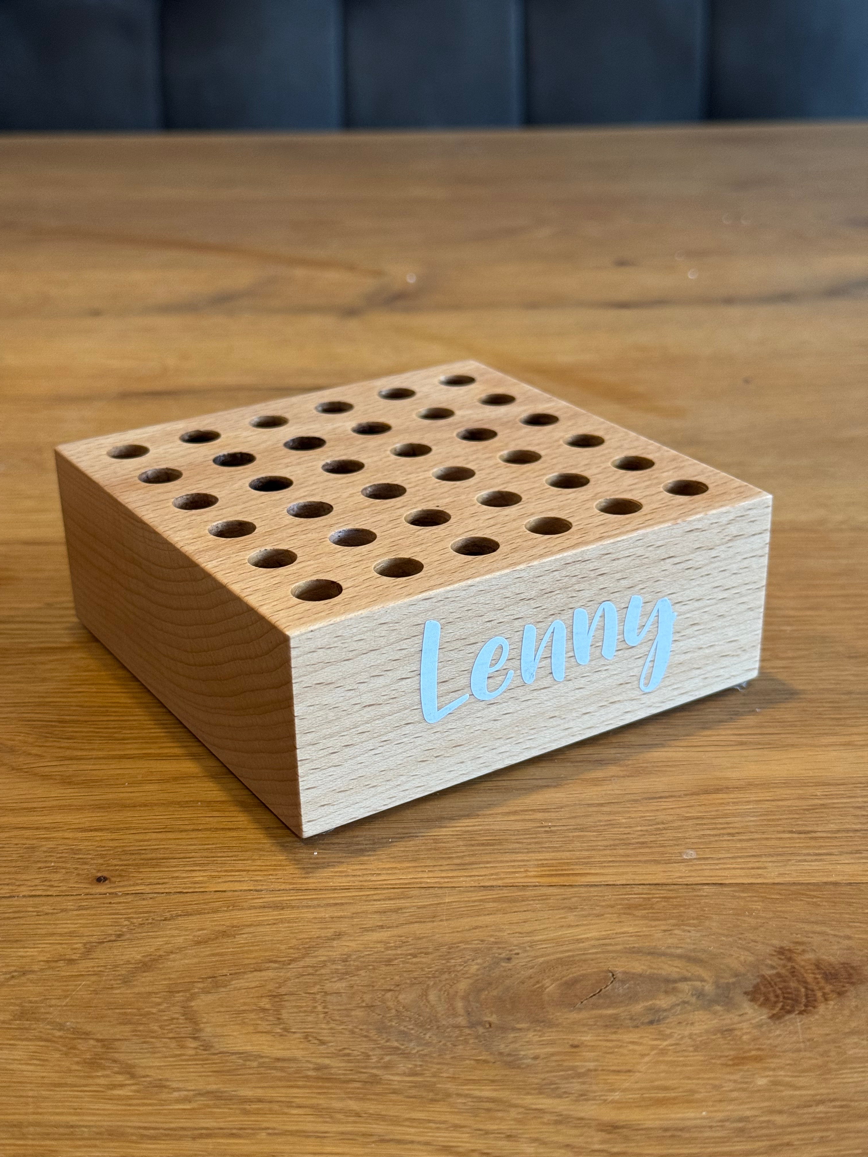 Porte-stylo en bois personnalisé, compatible avec les stylos Legami et autres | Smack Buffer