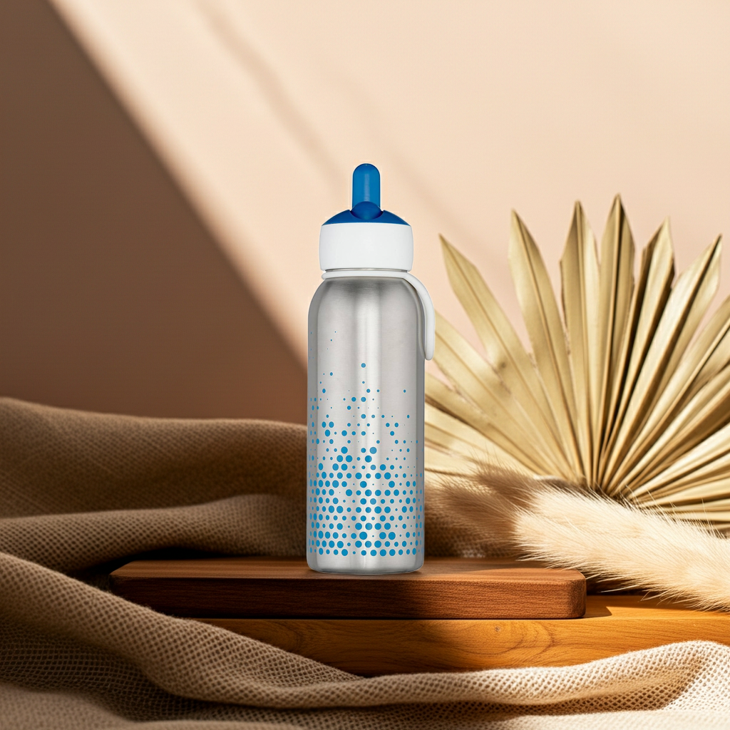 TOP DEAL - Thermoflasche Flip-up 350 ml - Blau | Mepal