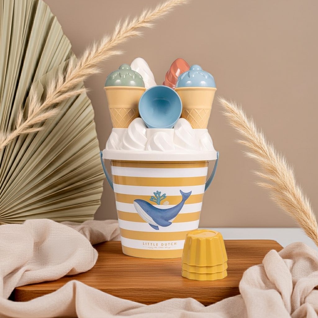 Eimer-Set Eiscreme  Ocean Dreams Blau | Little Dutch