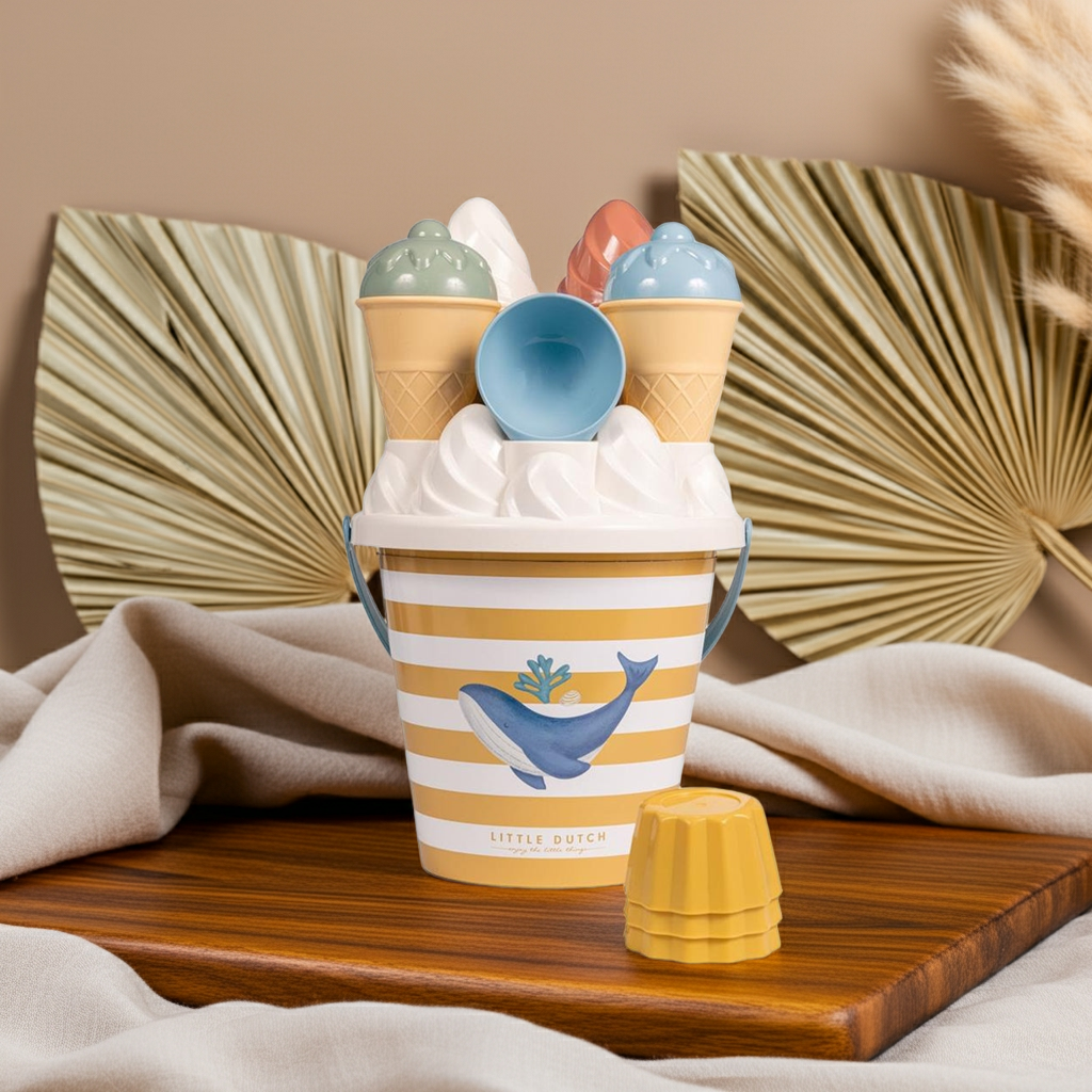 Eimer-Set Eiscreme  Ocean Dreams Blau | Little Dutch