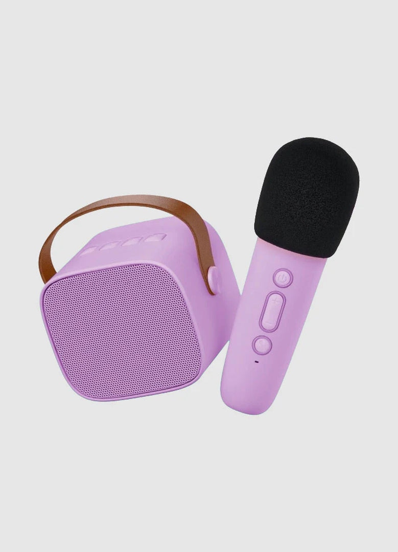 Karaoke Set - Bluetooth Speaker & Mikrofon Purple | Lalarma