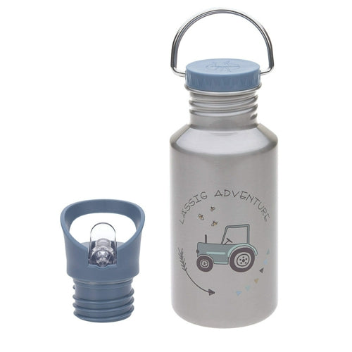 Lässig Kinder Trinkflasche Edelstahl Adventure Traktor