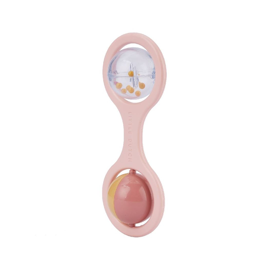 Ball Rattles Pink | Little Dutch