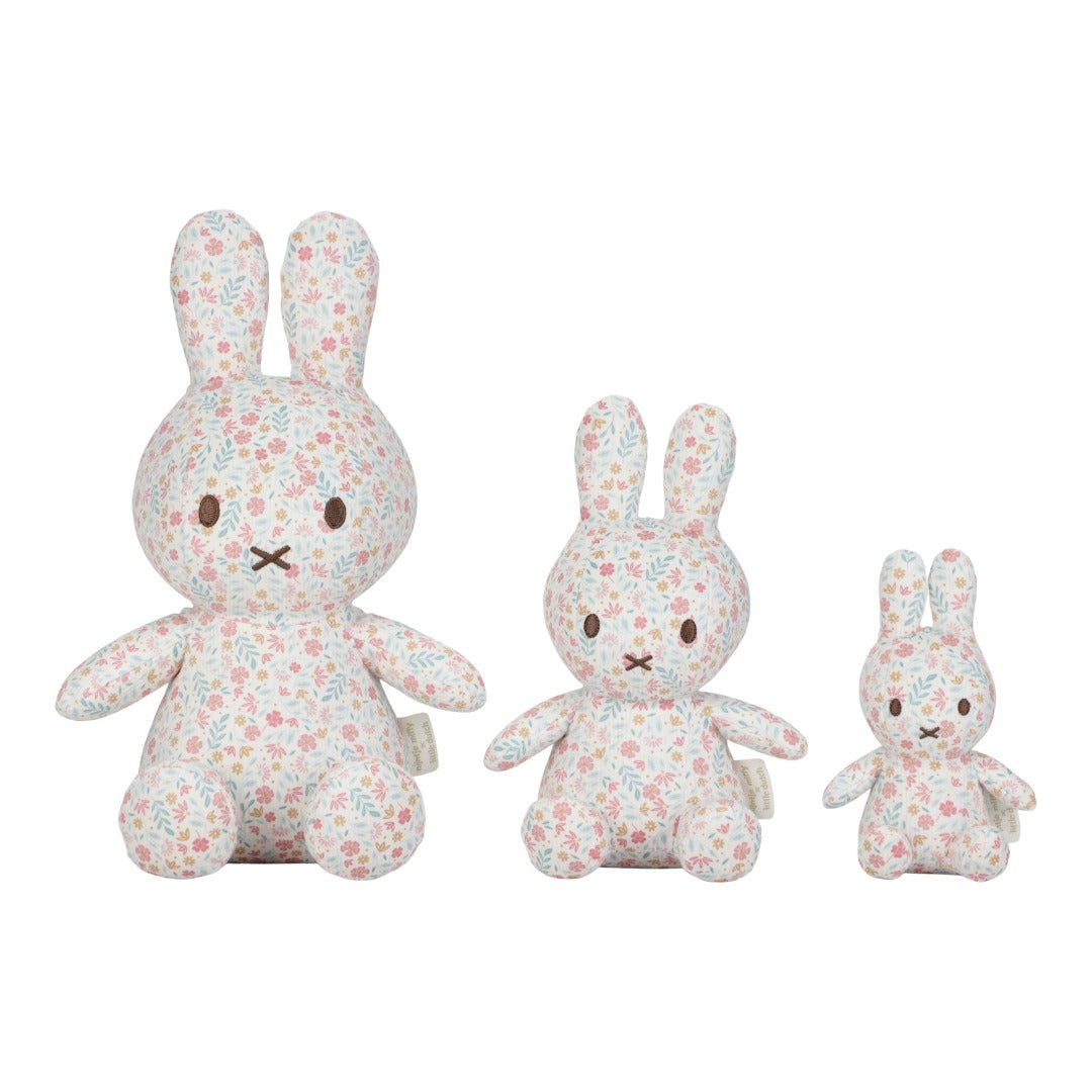 Kuscheltier Hase Lucky Blossom all-over-print, 15 cm  x Miffy
