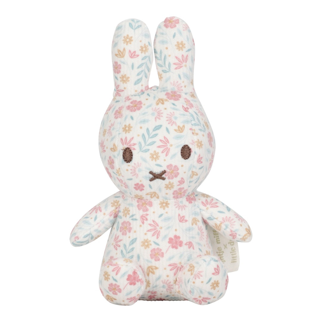 Kuscheltier Hase Lucky Blossom all-over-print, 15 cm  x Miffy