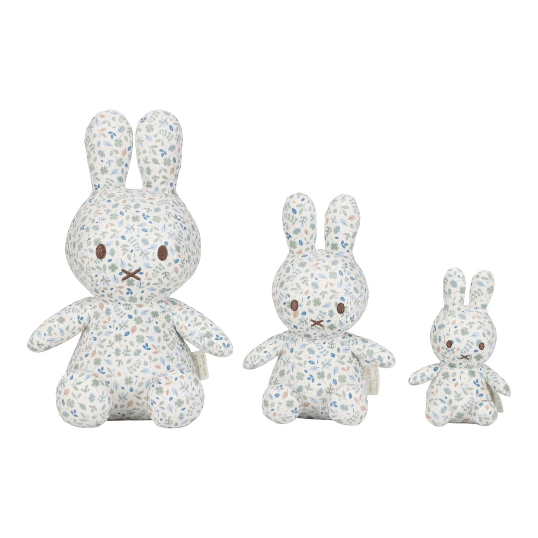 Kuscheltier Hase Lucky Leaves all-over-print, 15 cm | Little Dutch x Miffy