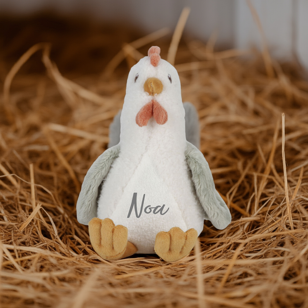 Kuscheltier Huhn Little Farm 17 cm | Little Dutch
