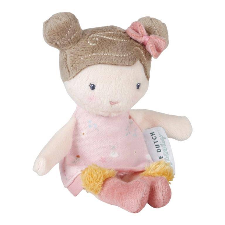 Kuschelpuppe Rosa 10 cm | Little Dutch