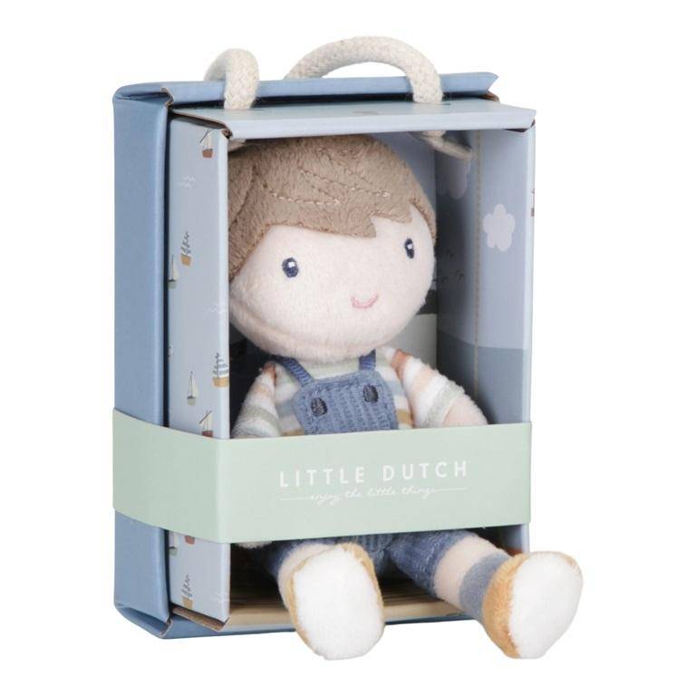 Cuddly doll Jim 10 cm | Little Dutch