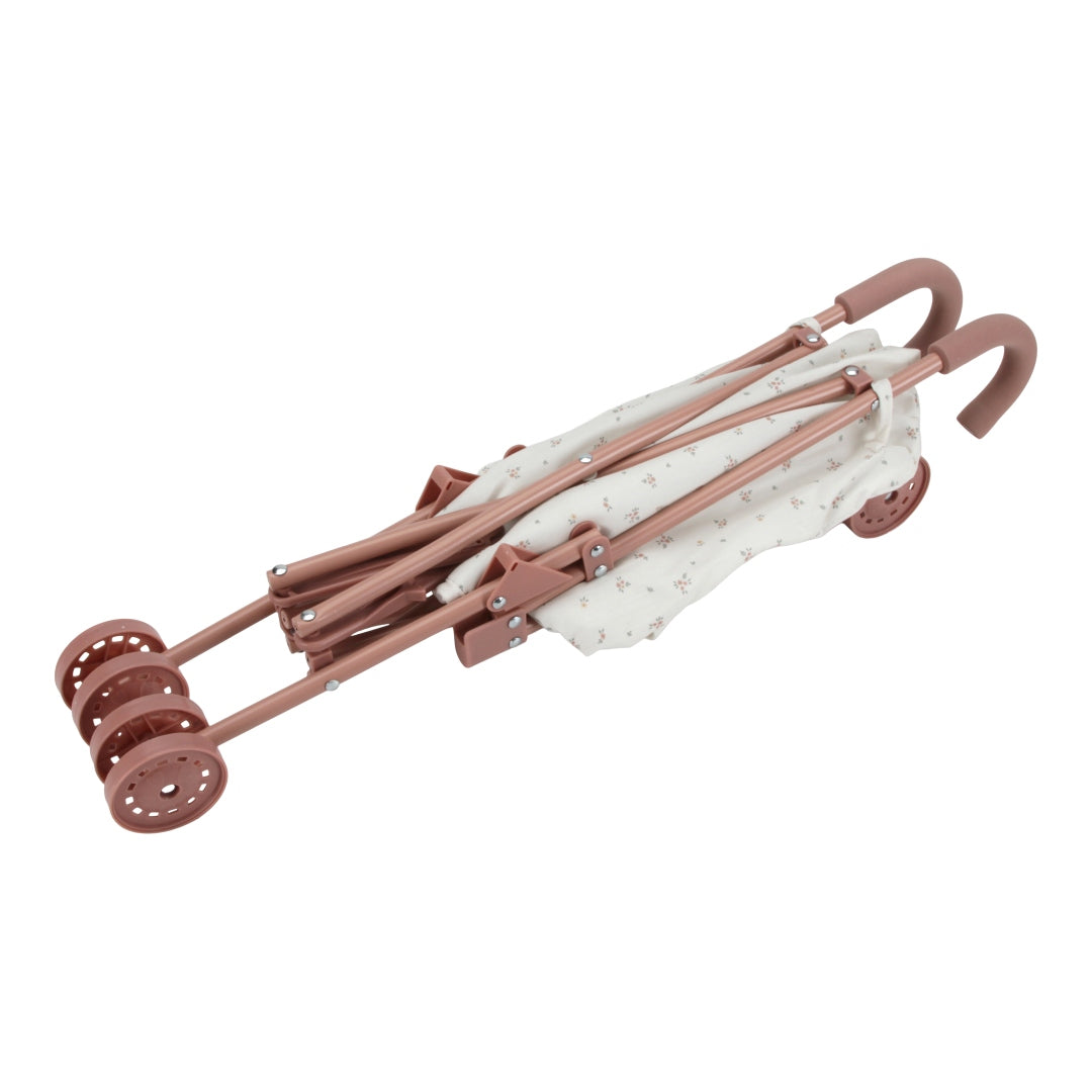 Metalen poppenbuggy inclusief buggytas | Little Dutch