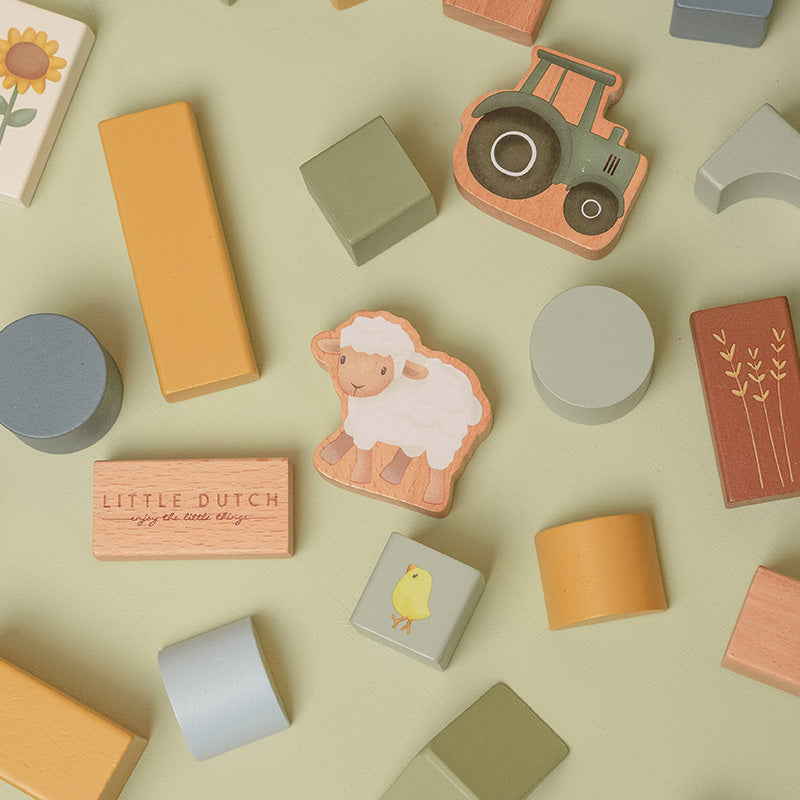 Building blocks Little Farm | Little Dutch