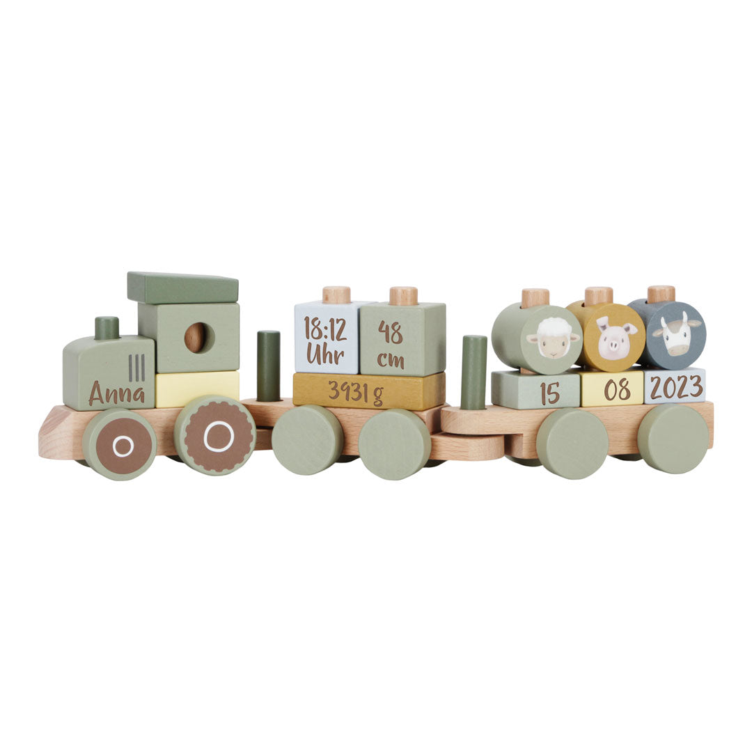 Holz-Zug Little Farm - Zur Geburt | Little Dutch