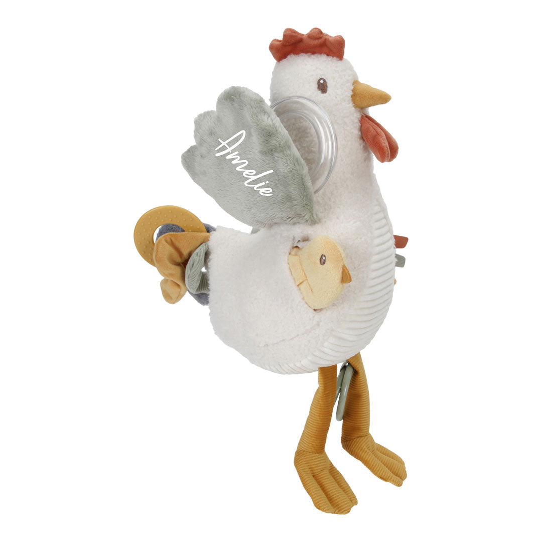 Aktivitätentier Huhn 25 cm Little Farm | Little Dutch