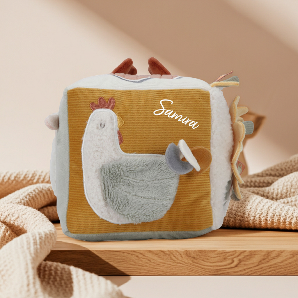 Activity Cube Soft Little Farm | Little Dutch