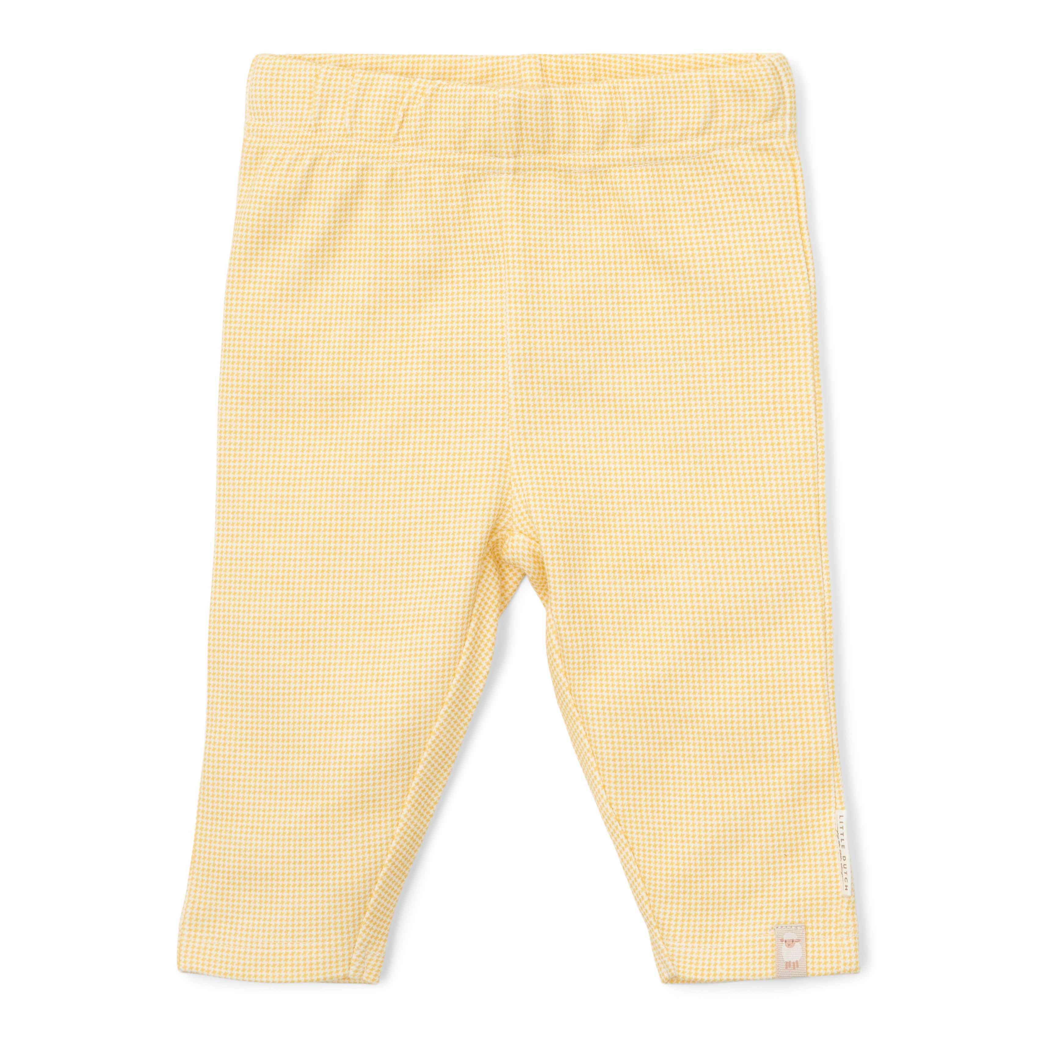 Leggings Warm Yellow kariert – Little Farm | Little Dutch