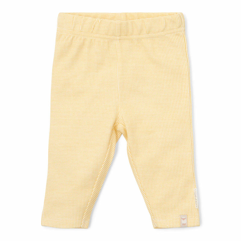Leggings Warm Yellow kariert – Little Farm | Little Dutch