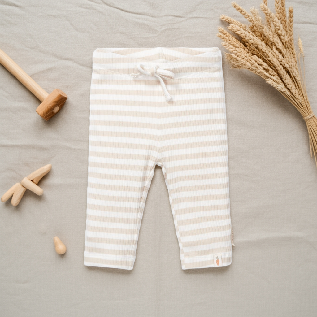 Hose Stripe Sand/White | Little Dutch