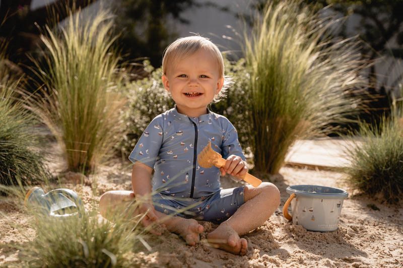 Swimsuit Sailors Bay Dark Blue, size 62/68 | Little Dutch