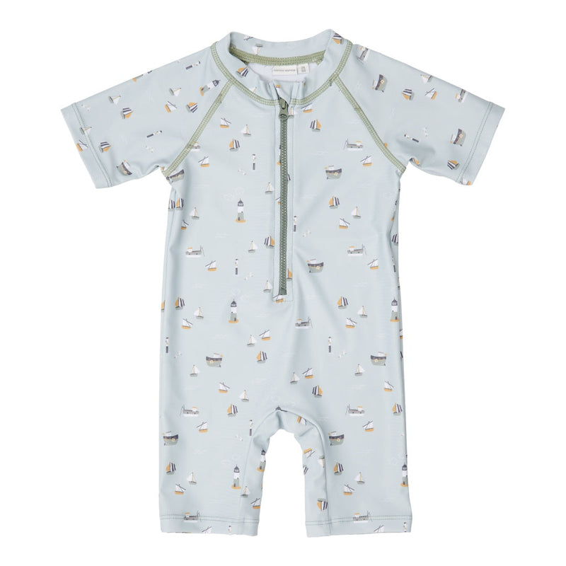 Maillot de bain olive Sailors Bay, taille 62/68 | Little Dutch