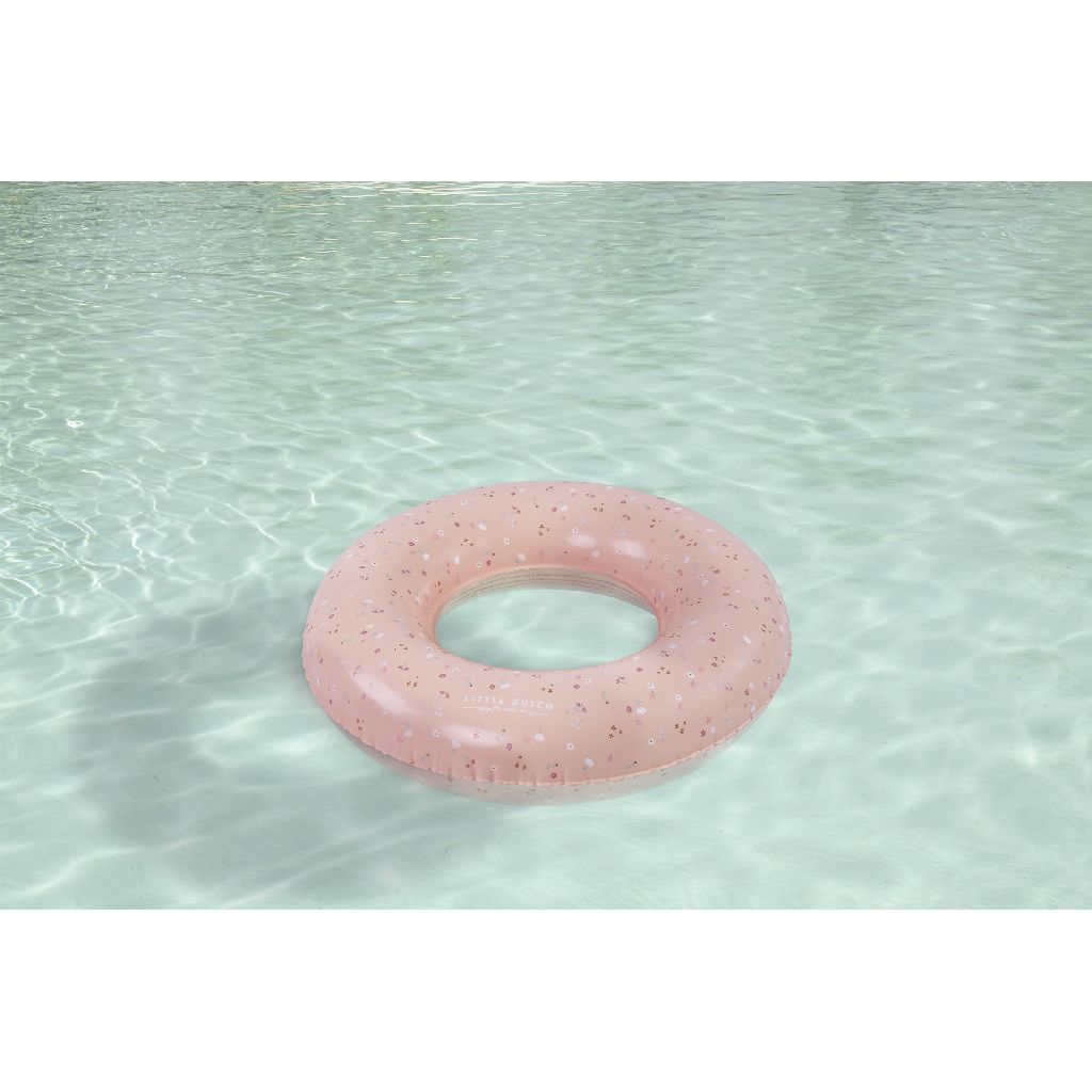 Swimming ring Flowers &amp; Butterflies 50cm | Little Dutch