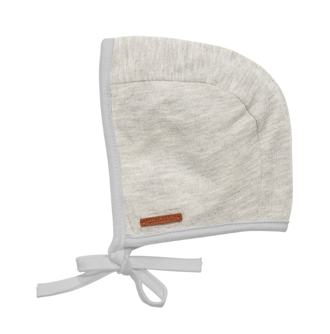 Babymutsje grijs, maat 1 | Little Dutch