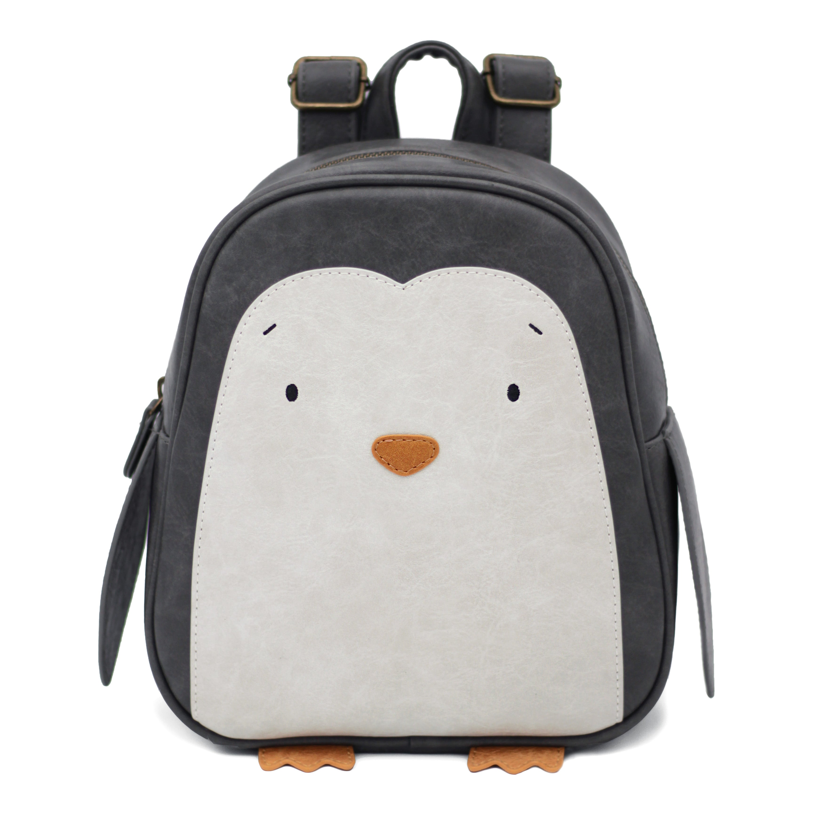 Rucksack Pinguin Alwin groß, grau | Little Who