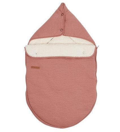 Babyschalen-Fußsack 0+ Pure Pink Blush | Little Dutch
