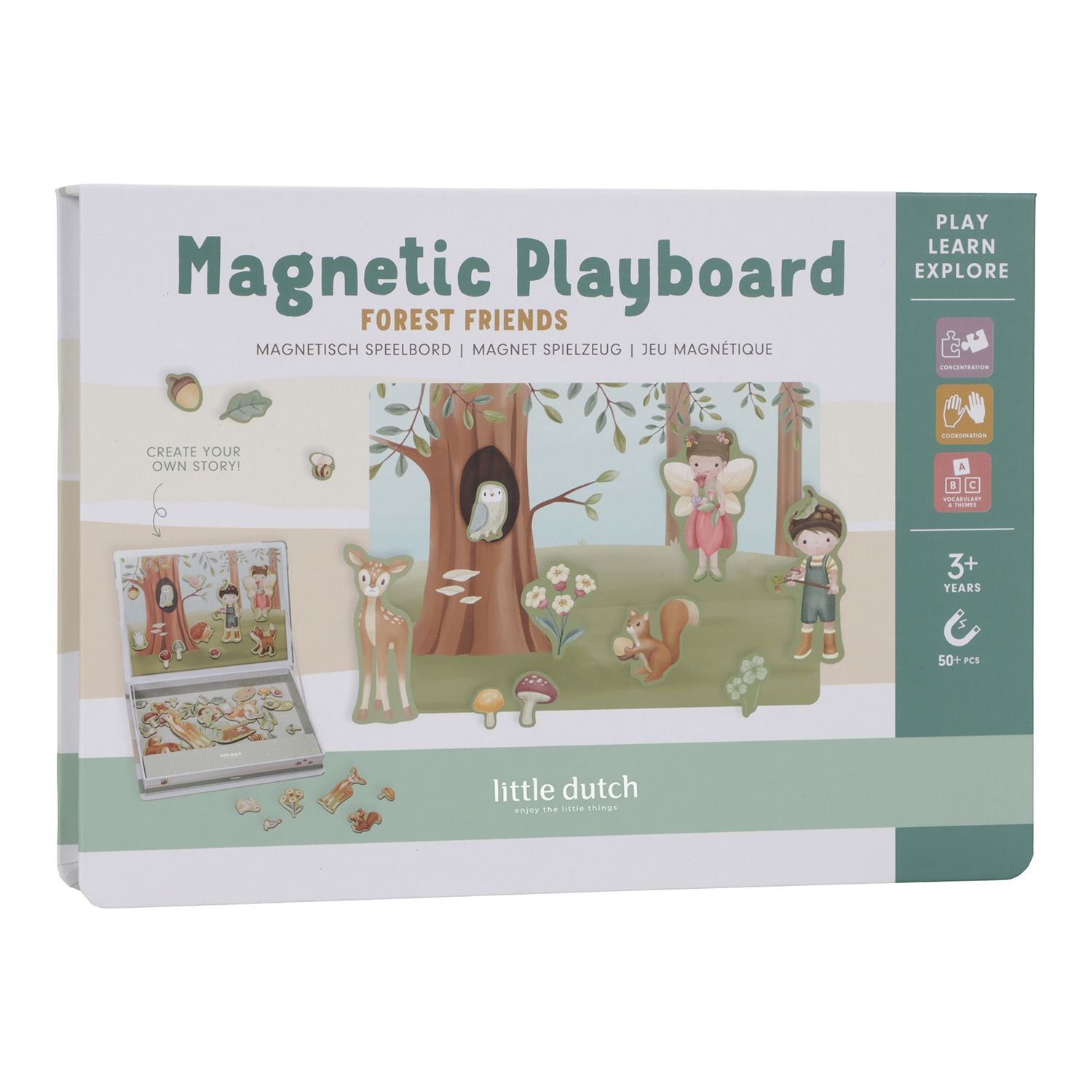 Magnet Puzzle Forest Friends | Little Dutch