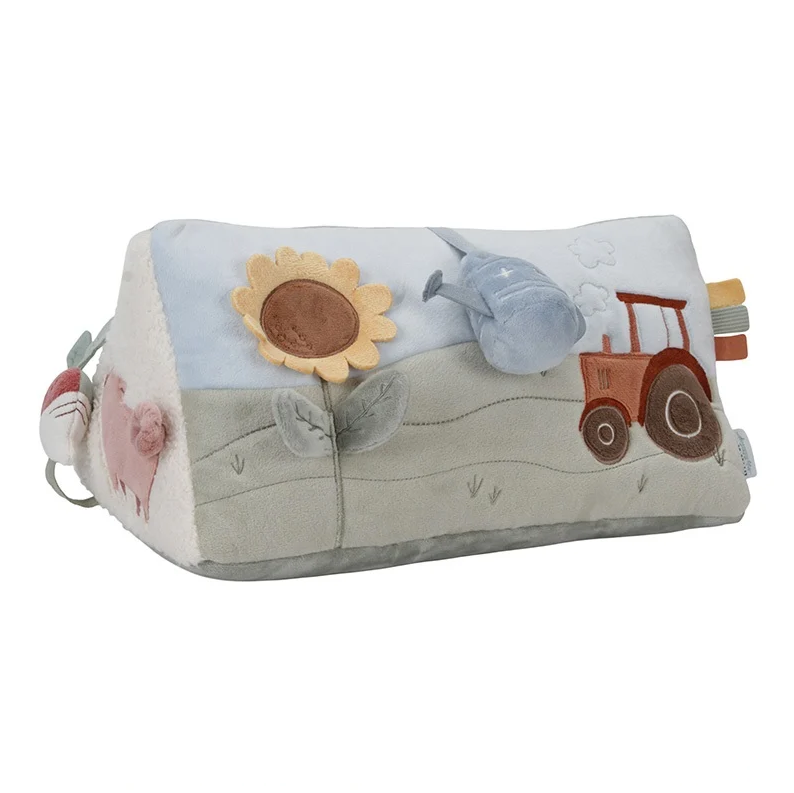 Coussin de motricité Triangle d'activités Petite Ferme | Little Dutch