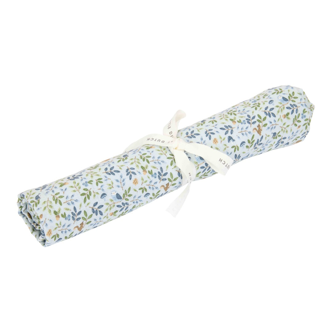 Musselintuch Swaddle 120 x 120 cm - Forest Adventure | Little Dutch