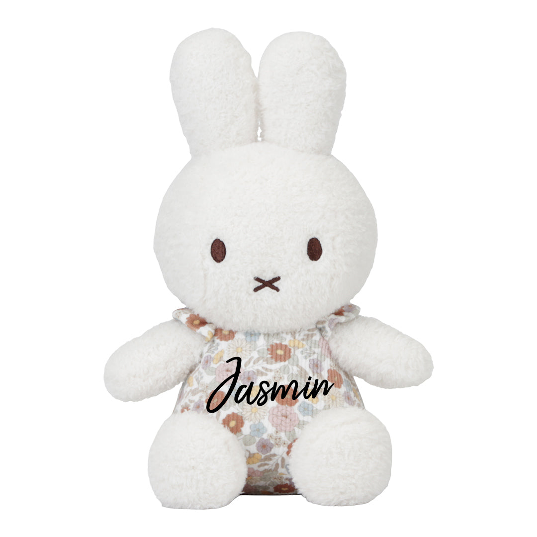 Kuscheltier Hase Vintage Little Flowers, 25 cm | Little Dutch x Miffy