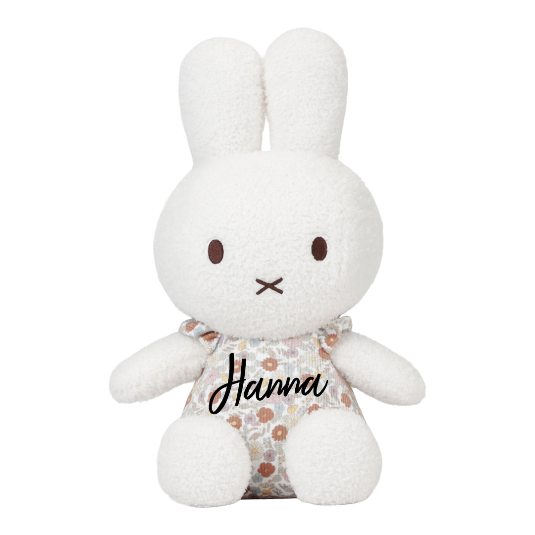 Kuscheltier Hase Vintage Little Flowers, 35 cm | Little Dutch x Miffy